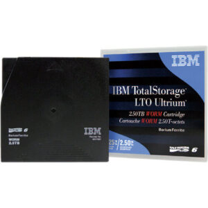 IBM LTO Ultrium 6 WORM Data Cartridge (2.5TB/6.25TB) Part No. 00V7591